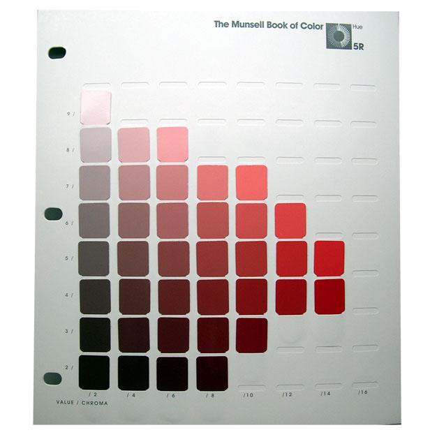 这套munell色卡色彩包含了1600多个蒙赛尔